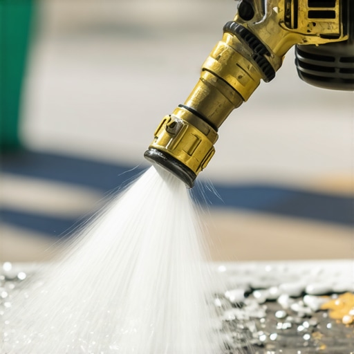 Attention to Detail in Power Washing A person adjusting a power washer nozzle on a house siding for precise cleaning