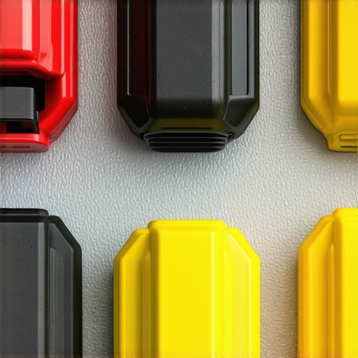 Different power washer nozzle tips and pressure settings for various surfaces